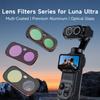 Filtros Magnéticos para Lente ND8/16/32/64 Protector de Lente para Accesorios de Cámara Gimbal Insta360 Luna Ultra