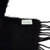 LOEWE Logo Beads Moheya wool Scarf black wool unisex Used