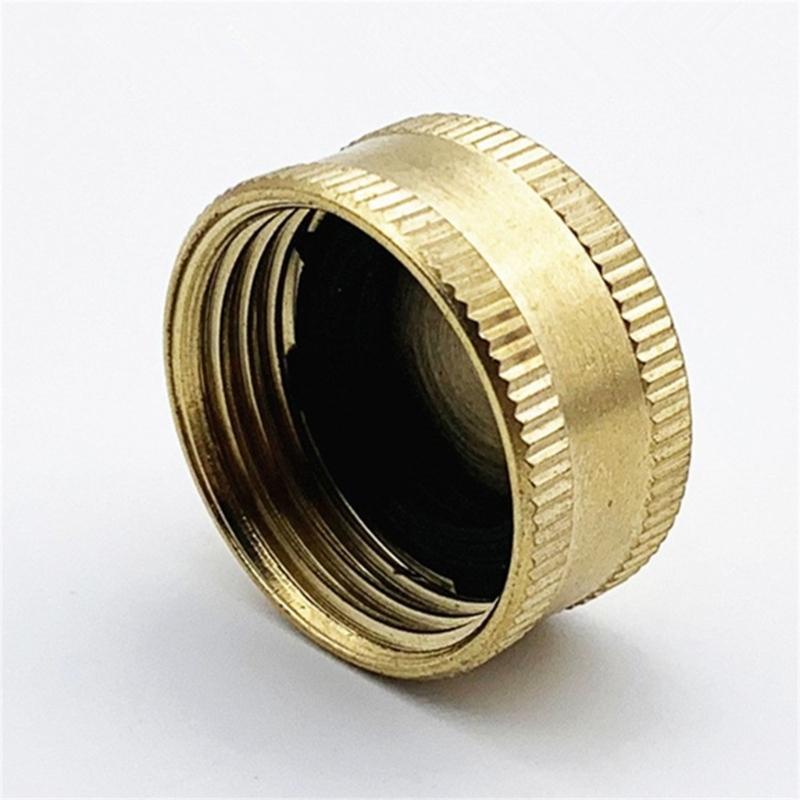 6pcs Leak Proof Brass Propane Bottle Caps Propane Cylinder Caps Secure Seals Brass Caps Campings Propane Accessories