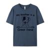 My Brother Is A Great Dane Cute Dog Breed Tshirt Man Vintage T Shirts Brand Clothing Cotton TeeShirt Graphic Shirts