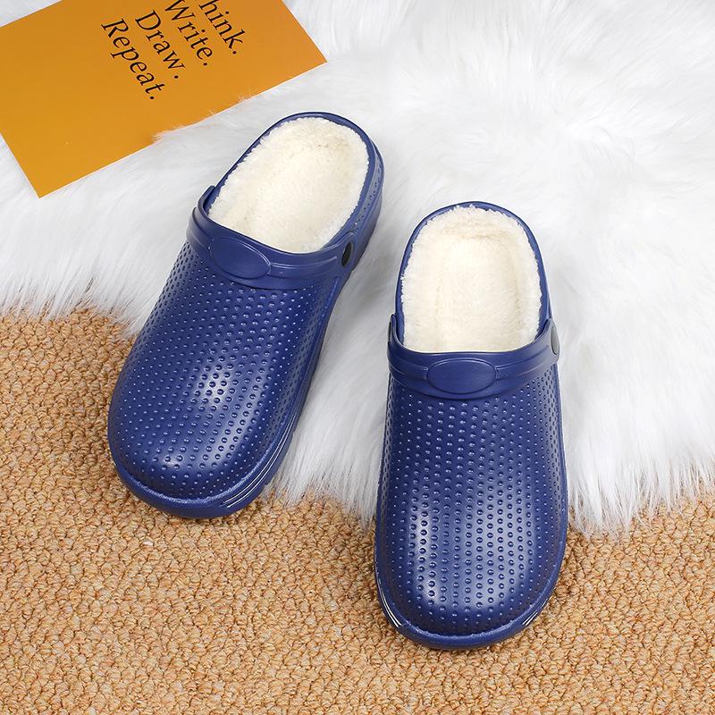 2025 Winter Warm Velvet Couple Slippers - Home & Outdoor Large Size