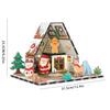 Yousheng Magnetic Gingerbread House Building Set for Kids DIY Holiday Cookie House Toy with Magnetic Tiles Winter Theme Magnet Building Blocks Kit