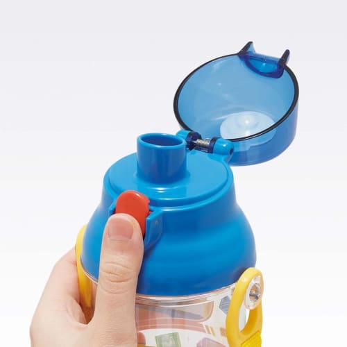 Láhev na vodu Skater 480ml Plarail 24 Plastová průhledná láhev pro děti Vyrobeno v Japonsku PSB5TR-A