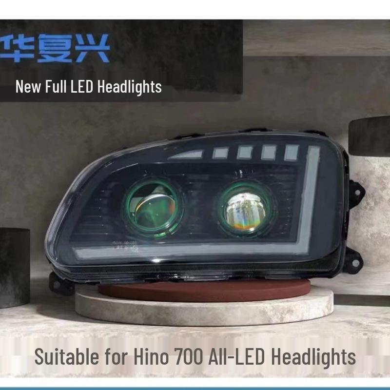Bi-LED Full Headlight Assembly for GAC HINO 700/500 - High Brightness Left Side (Driver)