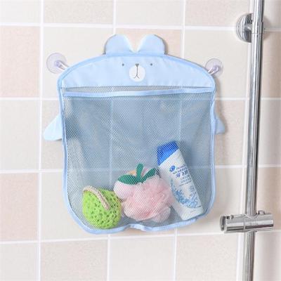 Dormitory Cartoon Suction Cup Mesh Bathroom Storage Bag