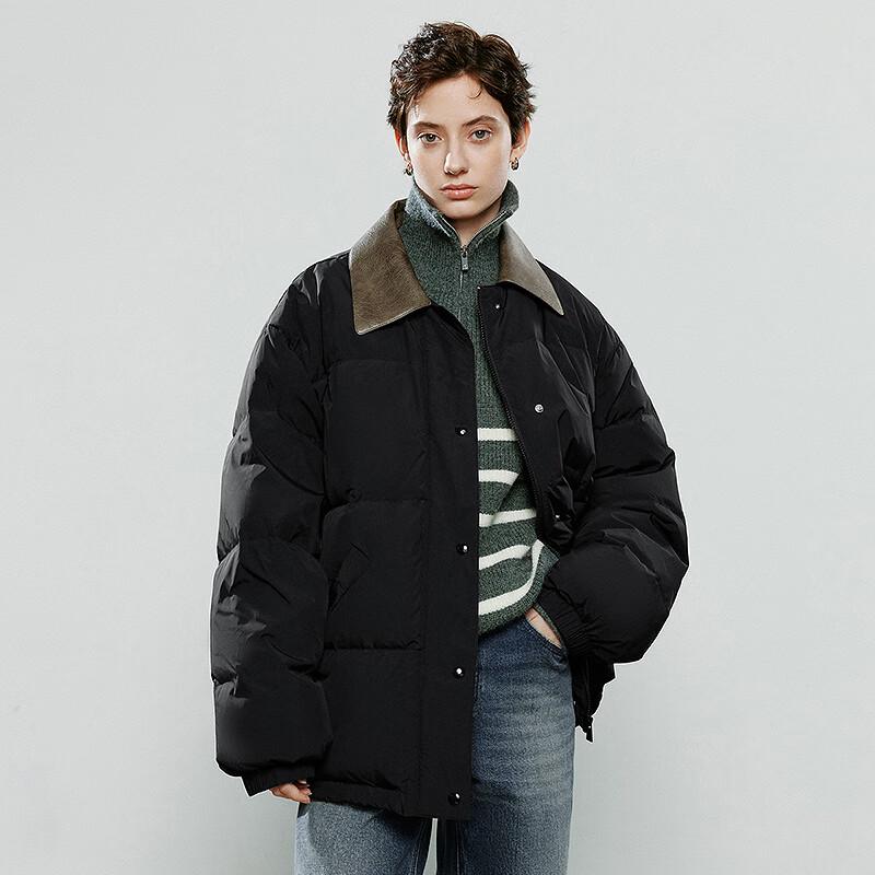 Chuyu Damen 2025 Winter Barn Style Revers Daunenjacke