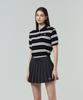 SERGIO TACCHINI W Striped Short Sleeve Polo