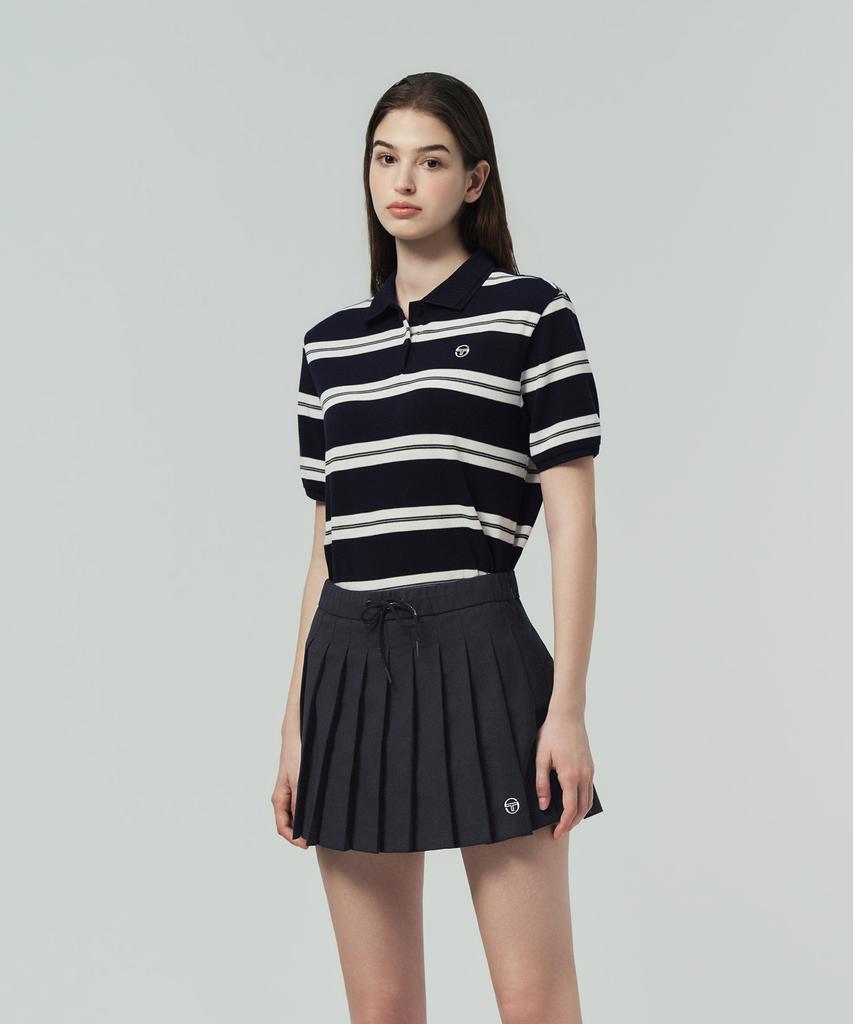 SERGIO TACCHINI W Striped Short Sleeve Polo