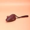 PU Leather Mouse Shape Coin Purse Creative Animal Change Purse Keychain Wristlet Pouch  Travel