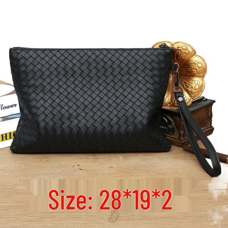 Herren Große Kapazität Weiches Leder Geflochtene Clutch & Geldbörse - Business & Freizeit Handtasche