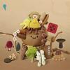 Cute Medicinal Herb Plush Doll Pendant Cartoon Medicine Pot And Herbs Keychain Toy  Bag Decoration Accessories Gift