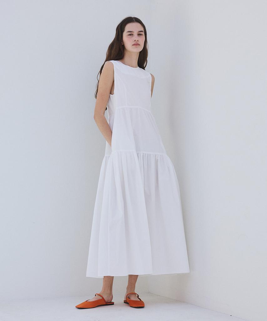 Atempo Sleeveless Dress_White