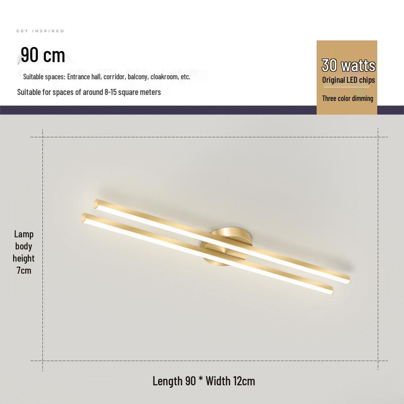 Modern Minimalist LED Hallway & Corridor Ceiling Light