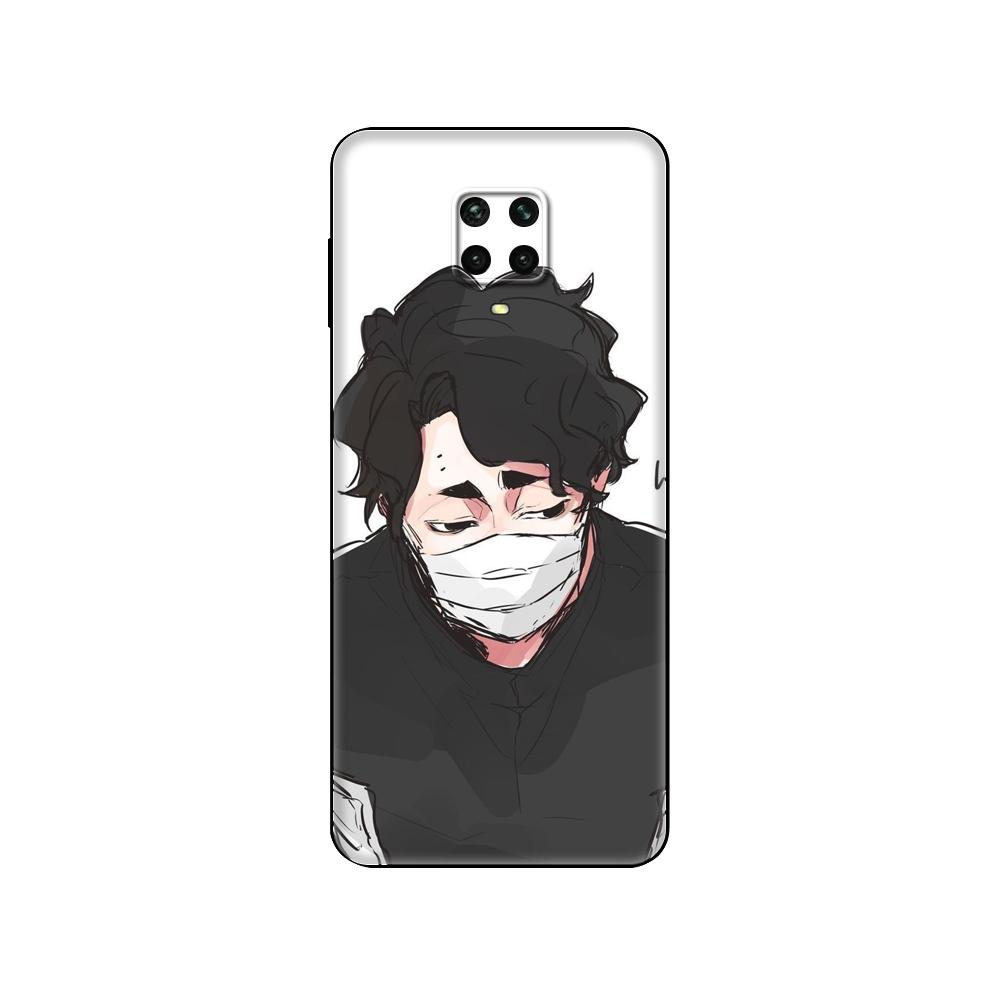 Black Tpu Case For Xiaomi Redmi 7A 8 8A 9 9A 9C Case Redmi Note 8T 8 Pro T Note 9 9S 9 Pro Case Sakusa Kiyoomi Haikyuu