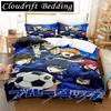 3D Print Anime Bed Sheet Bluelock Bedding Set Single Twin Full Queen King Size Bed Set Adult Kid Bedroom Duvetcover Sets