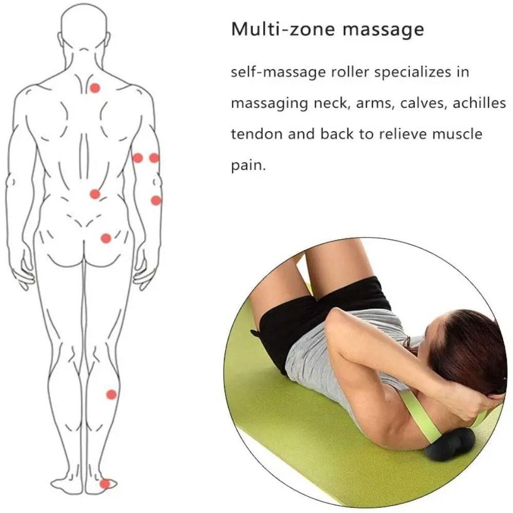 EPP Fitness Peanut Massage Ball Elastic Lacrosse Myofascia Ball  Deep Tissue Stretching
