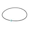 Hinata Hayata Official ProductRAKUWA Necklace EXTREME Mirror Ball (Light) Peppermint Green/Silver, 45cm.