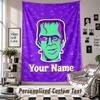 Custom Tapestry Wall Hanging, The Munsters Personalized Name Text Home Wall Decor