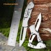 Stainless Steel Multifunctional Folding Mini All Steel Mechanical Knife Creative and Convenient Household Outdoor EDC Tool
