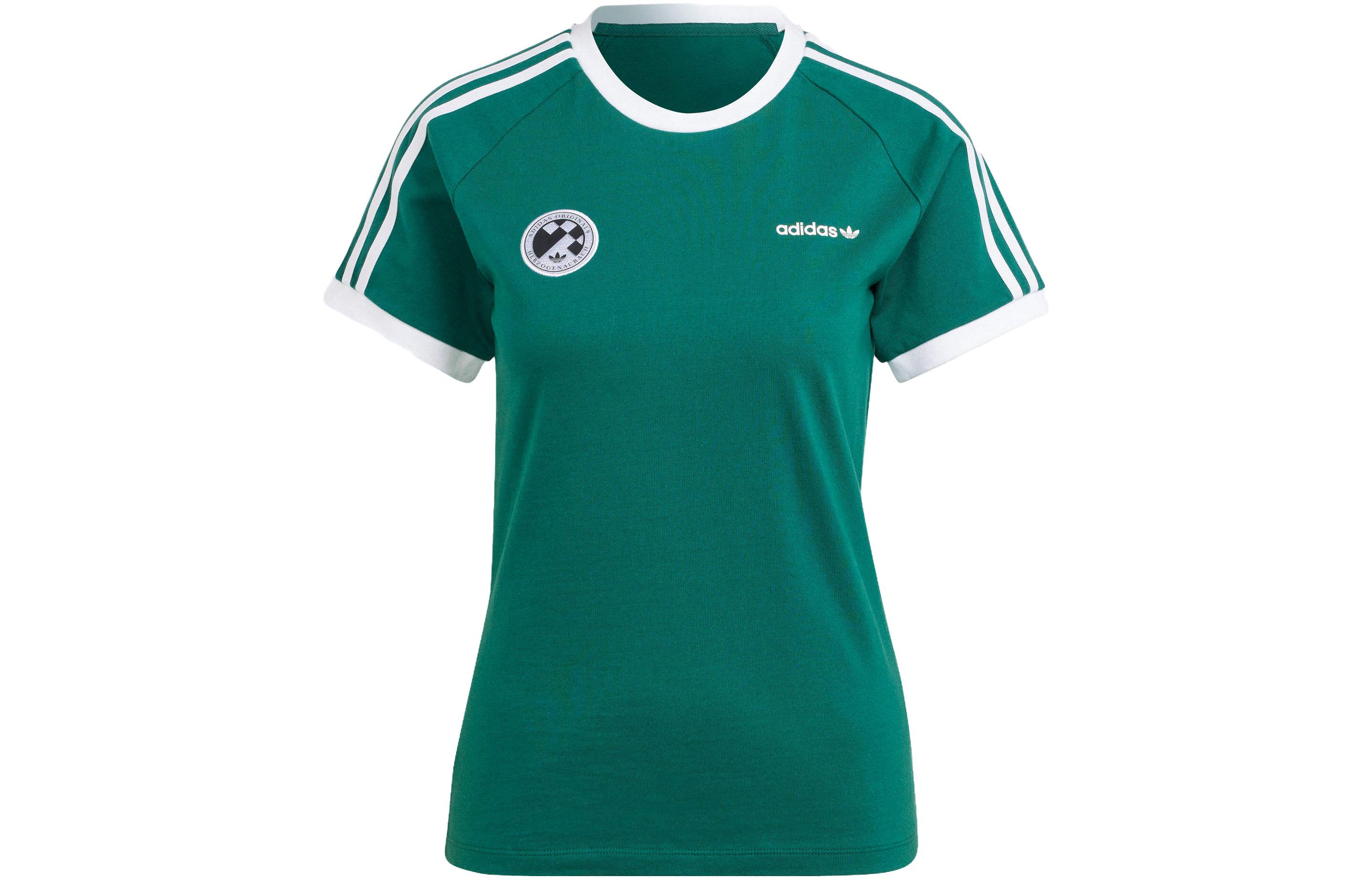 Adidas Originals Raglan Sleeve T Shirt Women s Green IR9785