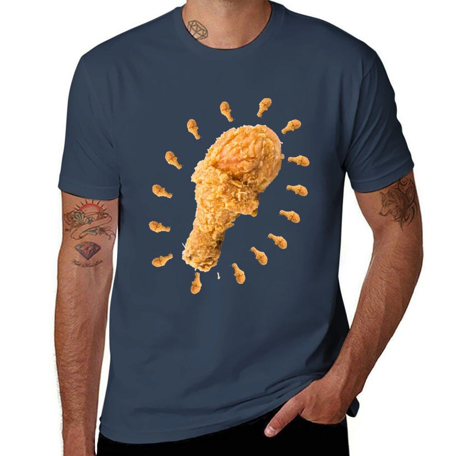 Fried Chicken wings lover TShirt Plus Size Lightweight Tee Shirt S