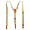 Retro British Y-Shaped Elastic Suspenders with Three Clips for Adults - Trendy and Versatile.