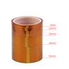 10M Hochtemperatur-Klebeband Hitzebeständiges Polyimid Doppelseitiges Kapton-Klebeband 0,1 mm DickePinstriping-Klebeband 3