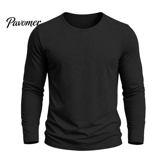 Einfaches Mode Unterhemd Herren Langarm T-Shirt, Baumwolle Leinen Rundhals Hemd, Einfarbige Bequeme Haus Loungewear Farbe Atmungsaktive Basisschicht
