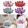 New DIY Lotus Flower Patch Clothes Wedding Dress Accessory No Glue Sew On Patches Embroidered Patches