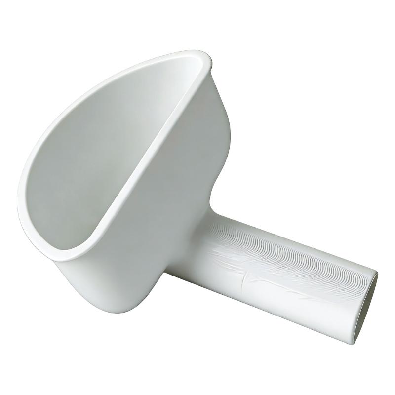 Essential Motorhome Water Filling Funnel Plastic Universal For Vehicle Standard Size Inlet Easy Installation Outdoor Use белый