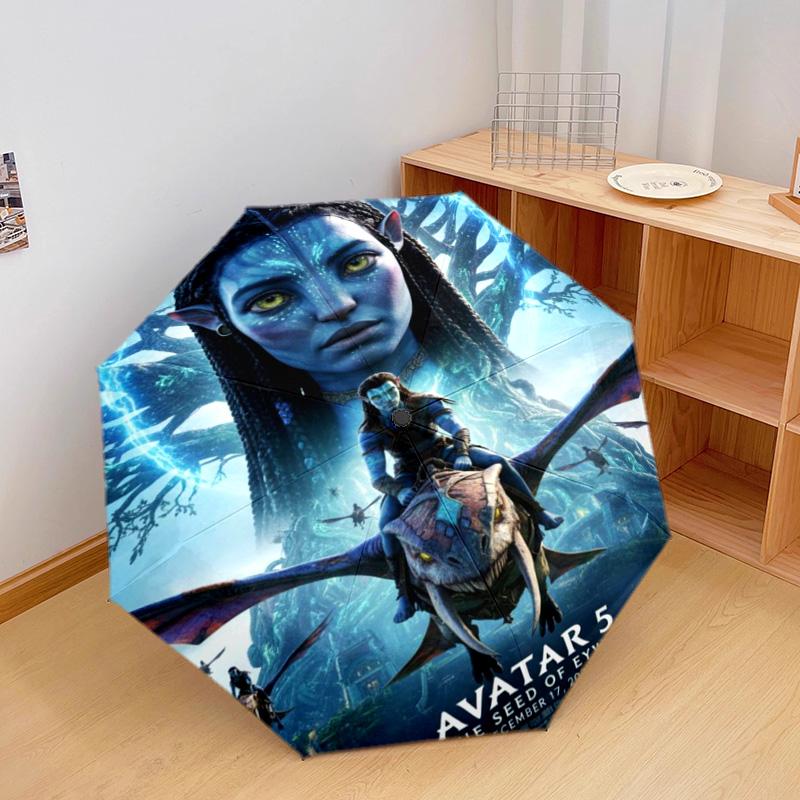 Blue Aliens Water Automatic Umbrella - Suitable Travel Outdoor Portable Umbrella Birthday Gift Daily Essentials