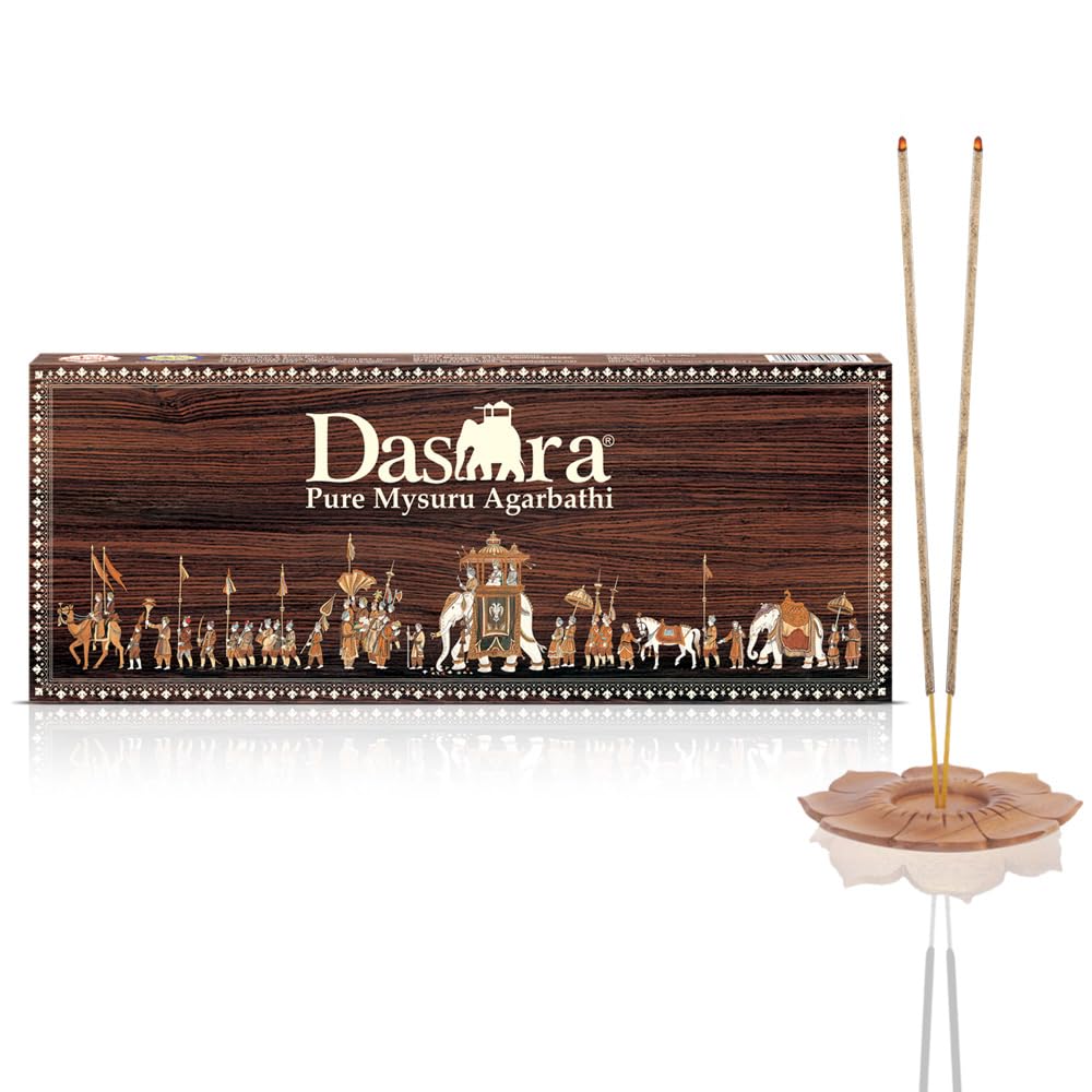 

Благовония Cycle Pure Dasara 60 шт. в упаковке Долгоиграющие благовония масала для пуджи, фестивалей и в подарок