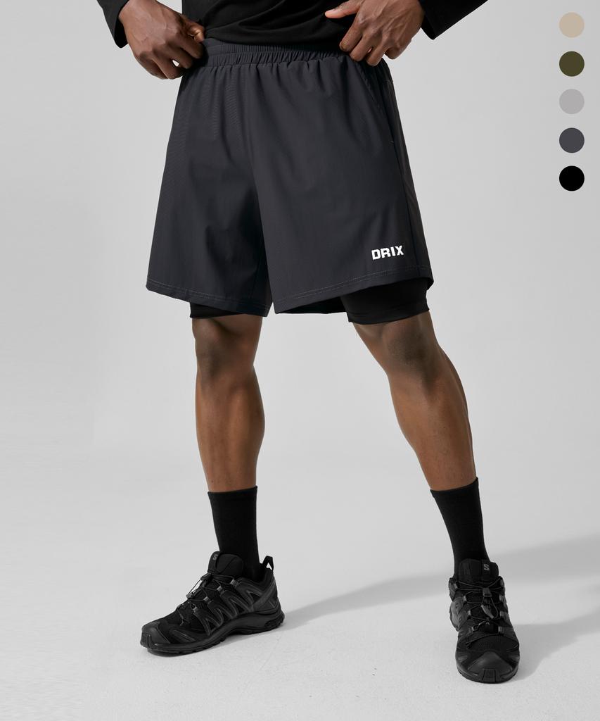 DRIX 2In1 Active Leggings Multi Shorts_5 Colors