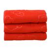 100-Pack Red Wedding Towels: Small Square Double Happiness Handkerchiefs - Perfect for Banquet Gifts