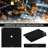 1/2/5Pcs Fireproof Welding Protective 1800°F Blanket High Temp Insulation Retardant Carbon Felt Blankets for Metal Working 2025