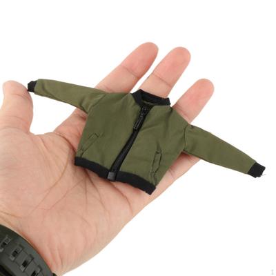 1/12 Figure Doll Clothes Handmade Mini Jackets Unisex Casual Costume Uniform for