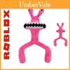 Rainbow Friends Theme Roblox Pink Frog Plush Toy Non-toxic And Bpa-free Materials For Safe Snuggles