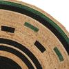 Malakite Jute Rug Round 120 Cm Black/Natural