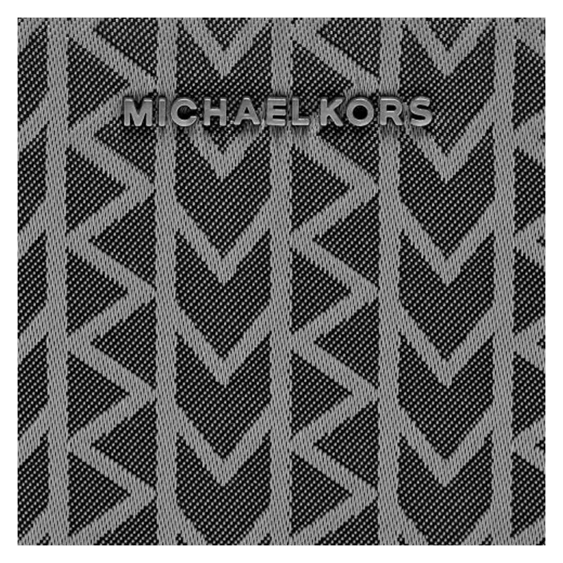 Michael Kors Jet Set Metal Brand Logo Polyester (Polyester) and PU and Acrylic Wallet Small Women's Black