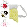 Cute Animal Cartoon Baby Angel Pillow Adorable Bumblebee And Beetle Design For Safety
