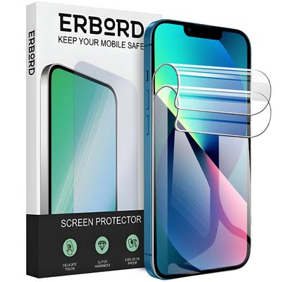 2x Hydrogel Foil for iPhone 13 Mini, ERBORD Hydrogel Foil