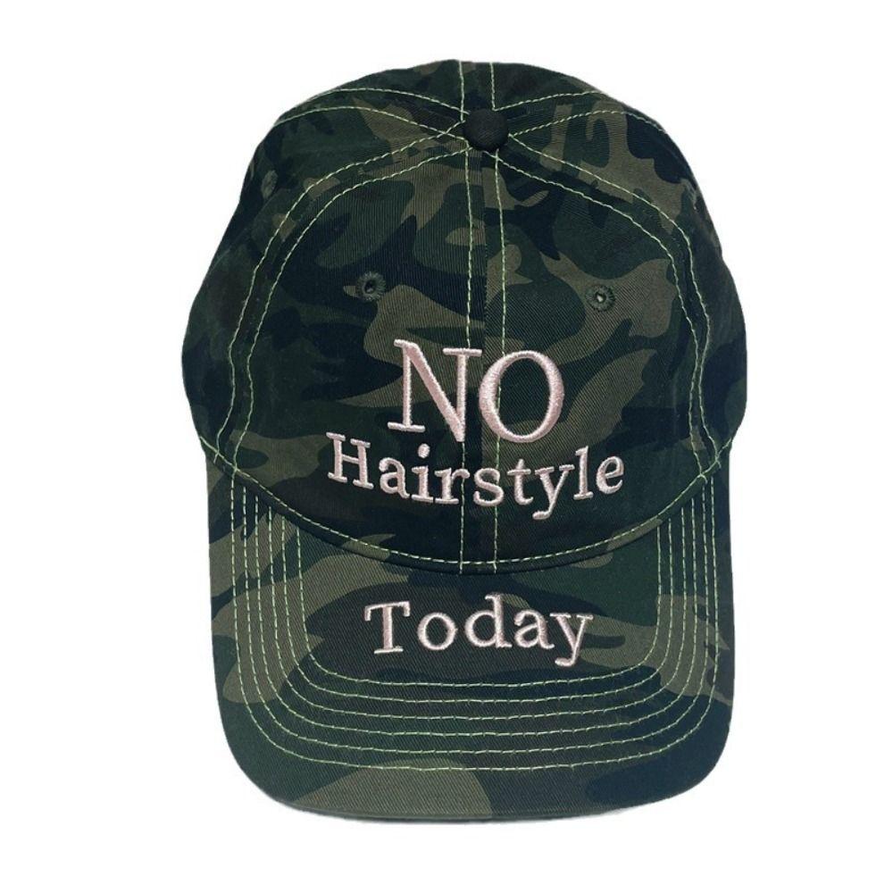 Adjustable Camouflage Baseball Cap Cotton Dad Hat Trendy Sunscreen Hats  for Men Women