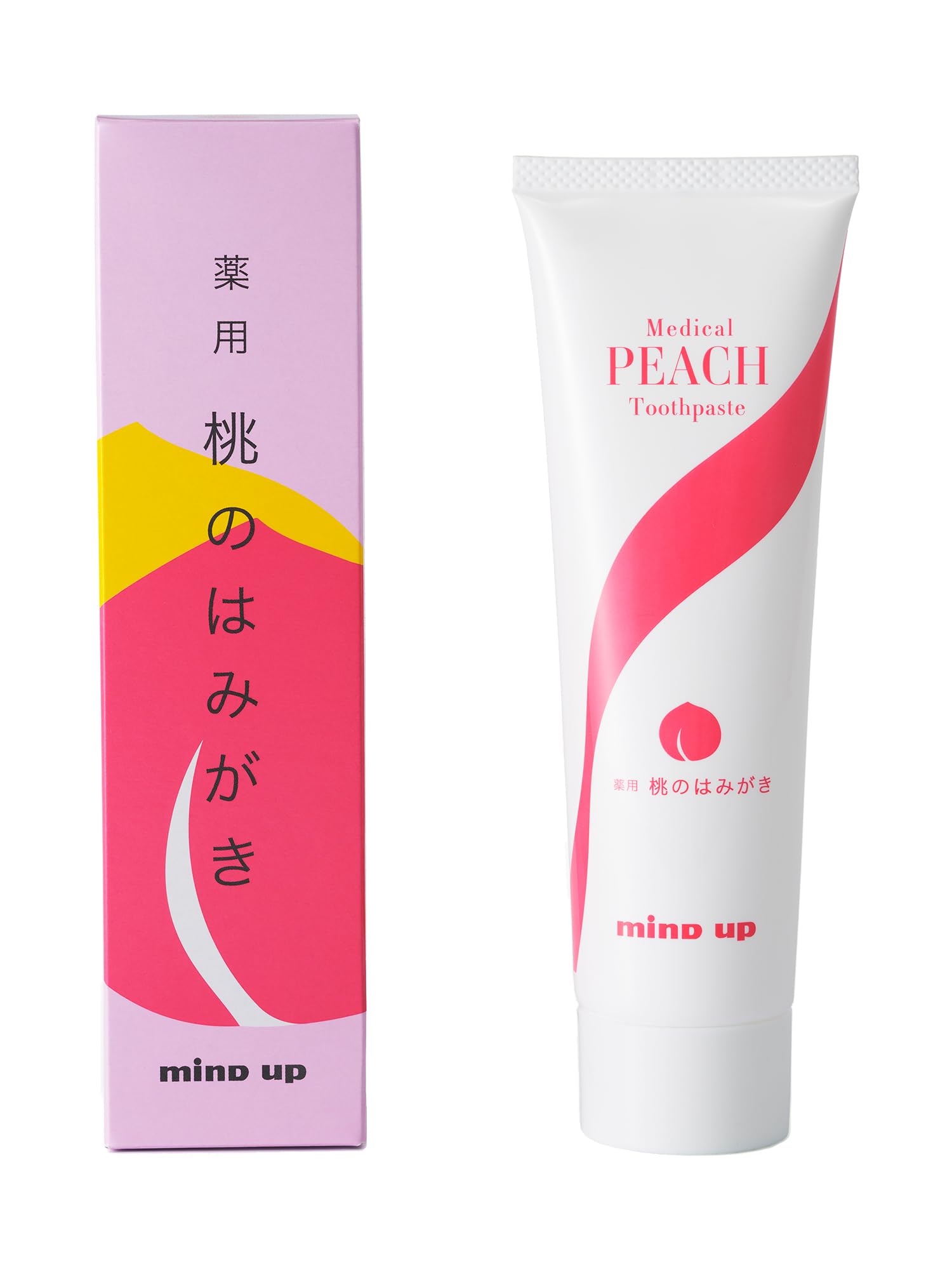 

[Quasi-drug] Peach toothpaste, peach scent, medicated toothpaste, contains two active ingredients, hydroxyapatite, and natural extracts,