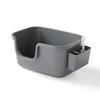XL Jumbo Semi-Enclosed Cat Litter Box - Anti-Splash & Anti-Tracking