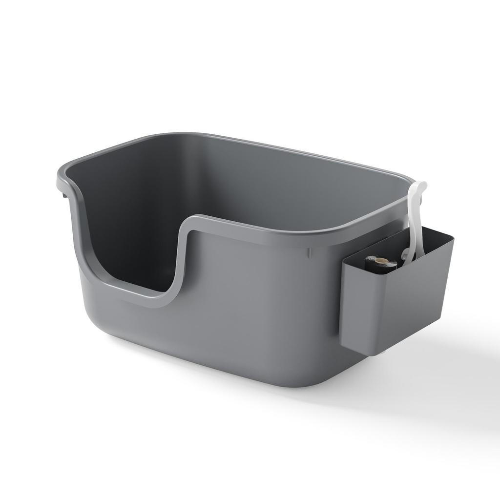XL Jumbo Semi-Enclosed Cat Litter Box - Anti-Splash & Anti-Tracking