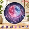 2D Flat Acrylic Sun Catcher, Dual-Color Enormous Mountaineering Traveler Theme Sun Catcher, Home And Garden Decor, Suitable for Christmas, Thanksgivin