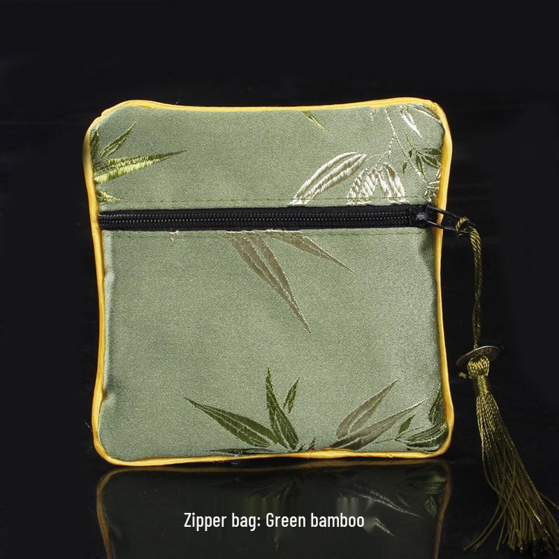 Chinese Osmanthus Embroidered Silk Brocade Sachet - Ethnic Style