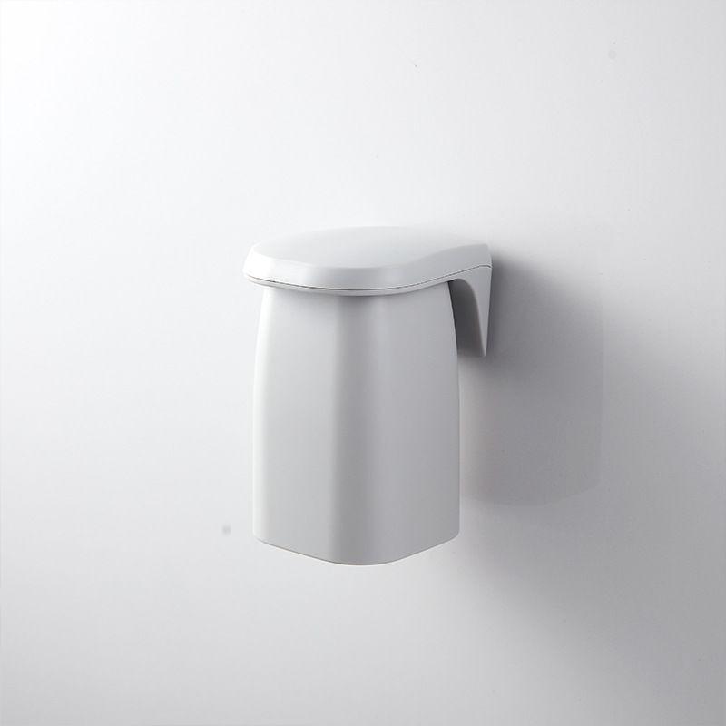 1-4PCS Japanese Style Minimalist Magnetic Mouthwash Cup Wall Mounted Toothbrush Storage Rack Brushing Cup Washing Cup Dental Jar
