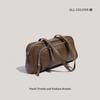 Bags New retro portable bowling bags Commuter high-end shoulder armpit bags