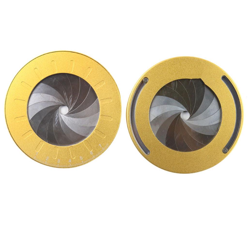 Round Circle Tool Measurement Stainless Steel Creative Drawing Ruler